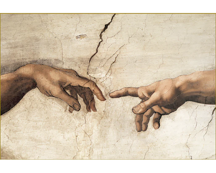 Miguel Ángel - La Creación de Adán (Detalle Manos): 1000 Piezas Ricordi