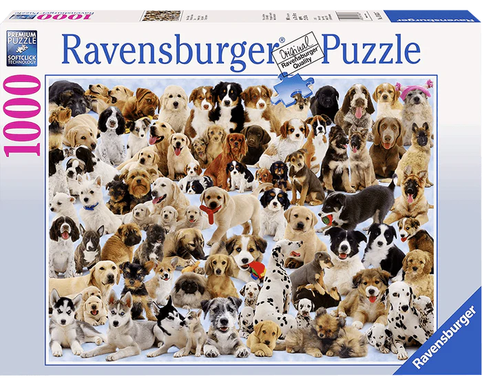 Perros de Todo el Mundo: 1000 Piezas Ravensburger