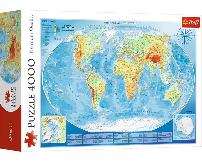 Mapa del Mundo: Rompecabezas 4000 Piezas Trefl