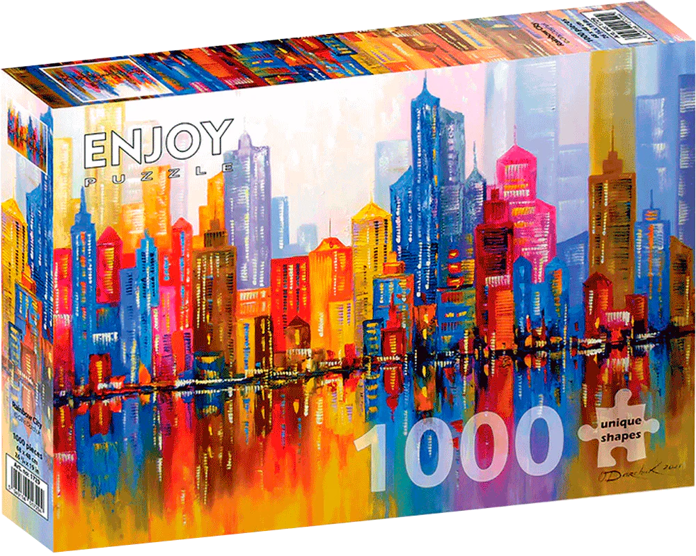 Ciudad Arcoíris: 1000 Piezas Enjoy Puzzle