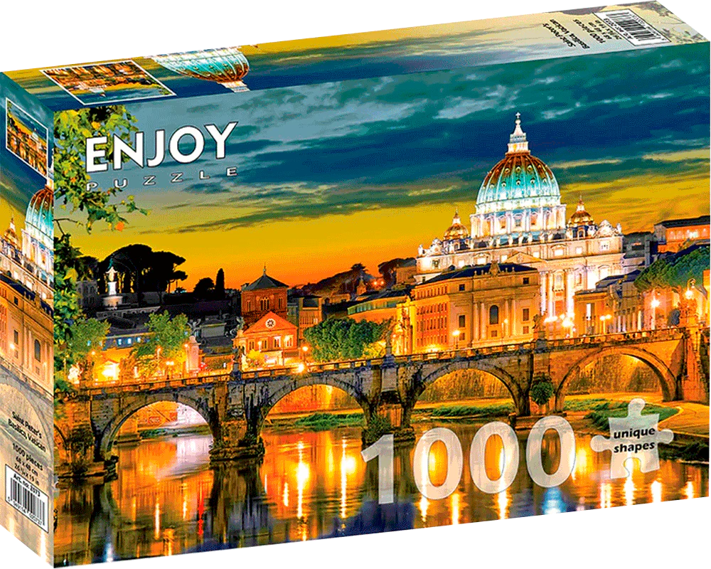 Basílica de San Pedro, Vaticano: 1000 Piezas Enjoy Puzzle