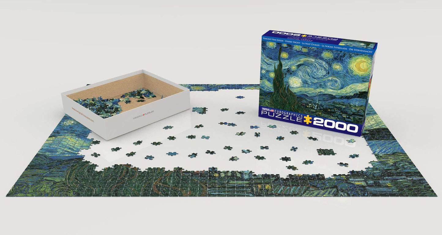 La Noche Estrellada: Eurographics Puzzle 2000 Piezas