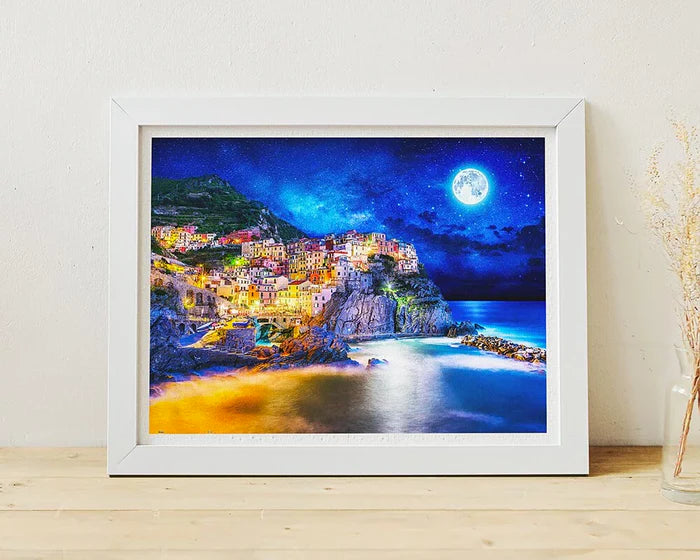 Noche Estrellada en Cinque Terre: Rompecabezas 1200 Piezas PieceRelax