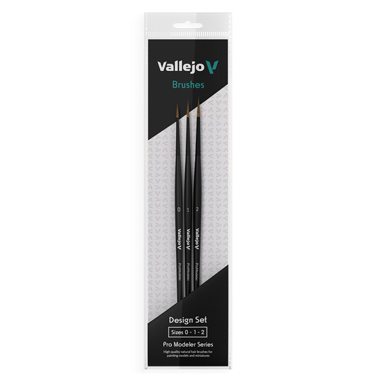 Brush Set: Design: Natural Hair (Sizes 0, 1 & 2)