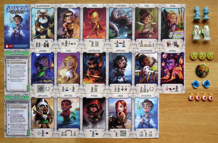 Santorini 2E: God Pack: Tides of Poseidon Expansion