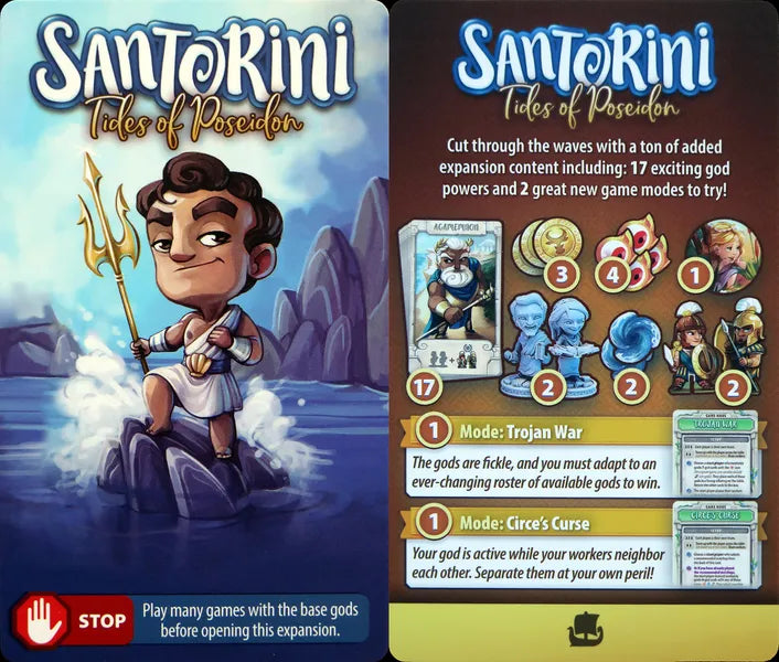 Santorini 2E: God Pack: Tides of Poseidon Expansion