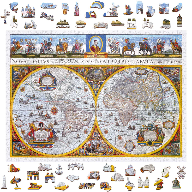 Wooden Puzzle Mapa Antiguo