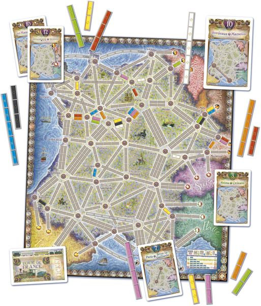 Ticket To Ride France & Old West (Map 6)