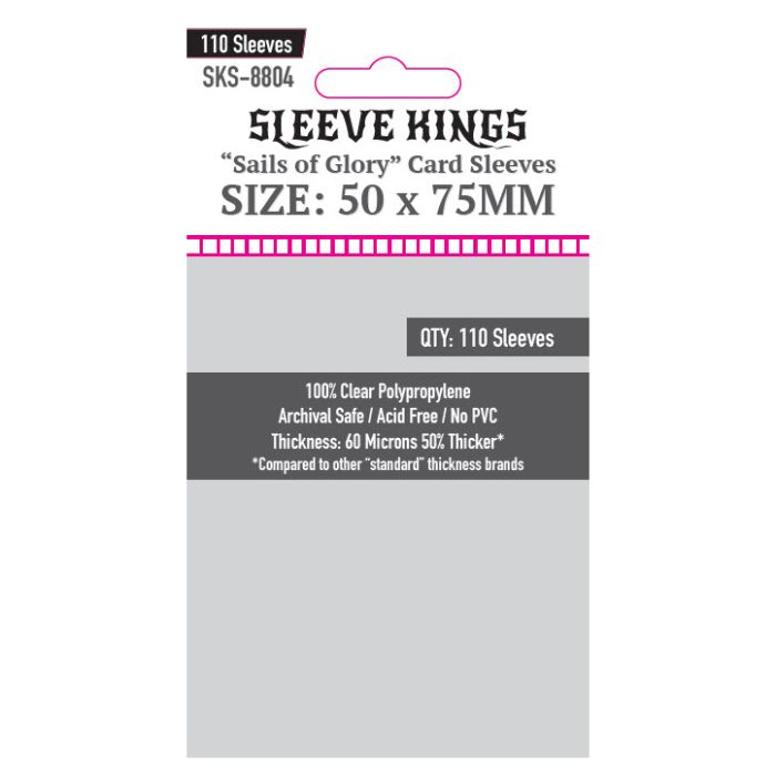 Fundas Sleeve Kings "Sails of Glory" 50x75mm (8804)