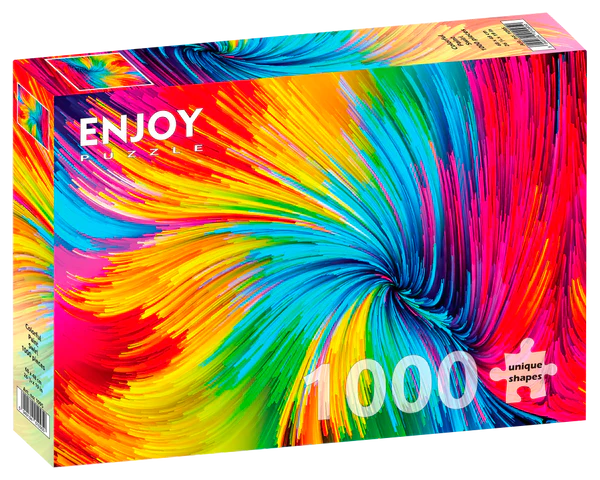 Pintura Colorida: Rompecabezas 1000 Piezas Enjoy Puzzle