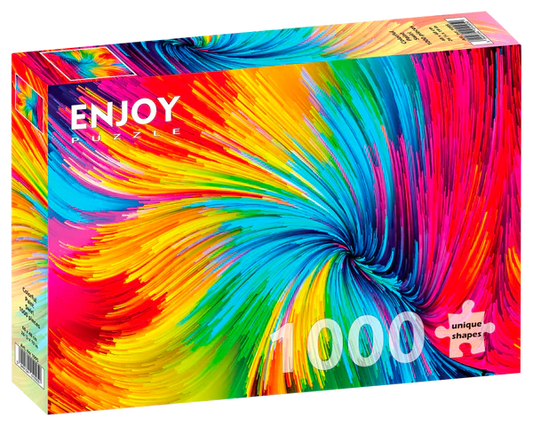 Pintura Colorida: Rompecabezas 1000 Piezas Enjoy Puzzle