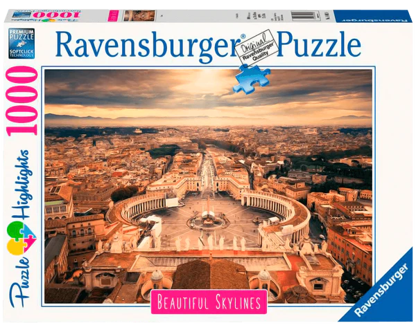 Plaza de San Pedro: Rompecabezas 1000 Piezas Ravensburger