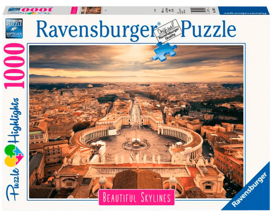 Plaza de San Pedro: Rompecabezas 1000 Piezas Ravensburger