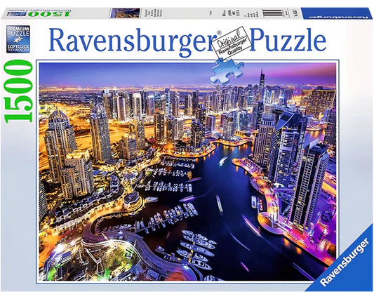 Dubai de Noche: Rompecabezas de 1500 Piezas Ravensburger