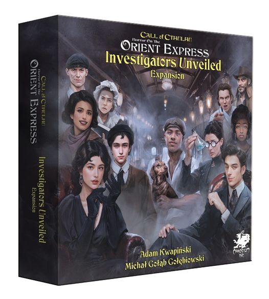 Horror on the Orient Express: The Board Game - Investigators Unveiled Expansion.