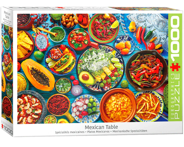 Comida Mexicana: Rompecabezas 1000 Piezas Eurographics