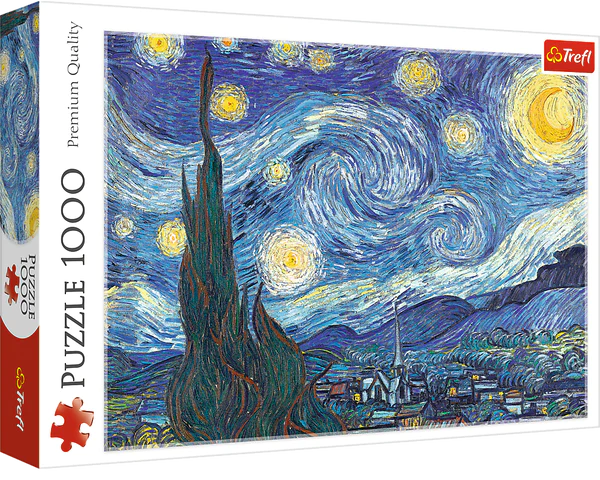 Van Gogh: Noche Estrellada: 1000 Piezas Trefl