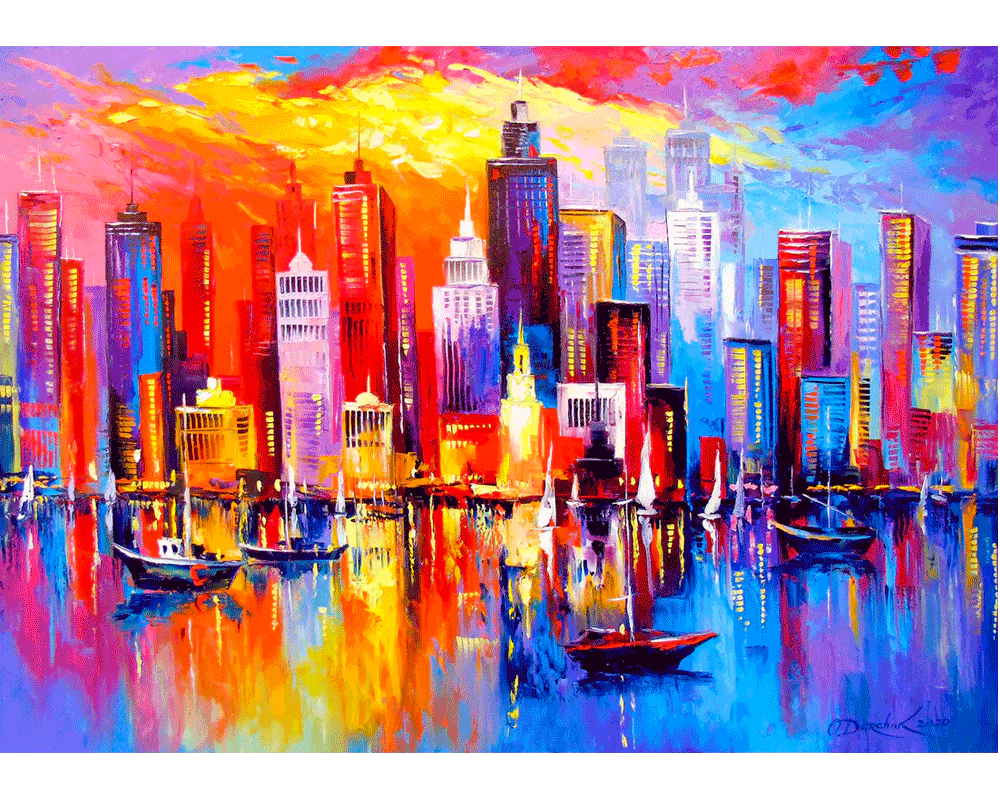 Noche Neoyorkina: : 1000 Piezas Enjoy Puzzle