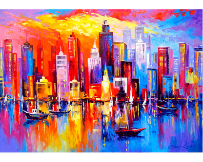Noche Neoyorkina: : 1000 Piezas Enjoy Puzzle