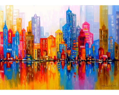 Ciudad Arcoíris: 1000 Piezas Enjoy Puzzle