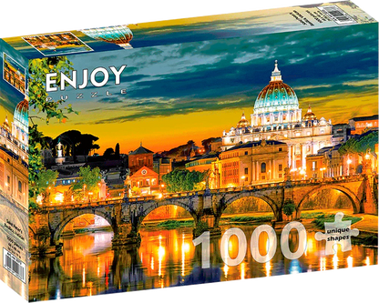 Basílica de San Pedro, Vaticano: 1000 Piezas Enjoy Puzzle