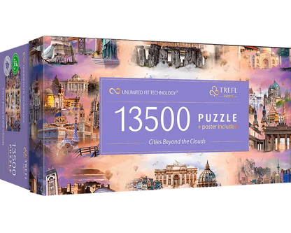 Collage de Ciudades: Rompecabezas Unlimited Fit 13500 Piezas Trefl