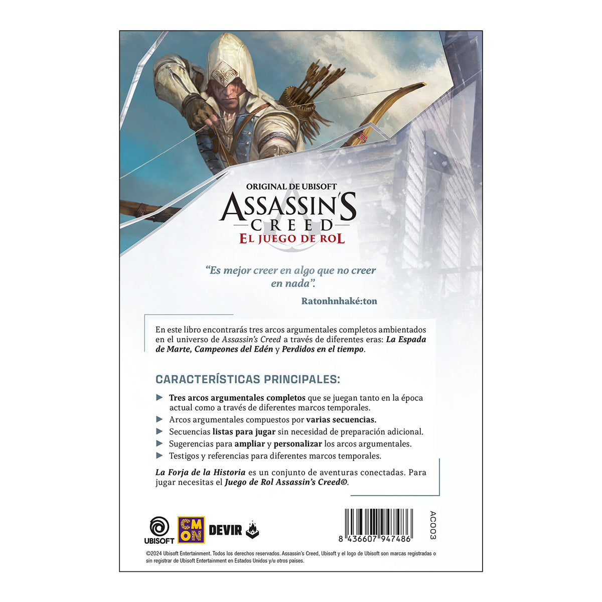 Assassin's Creed 3: La Forja de la Historia