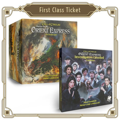 Horror on the Orient Express: The Board Game - Investigators Unveiled Expansion.