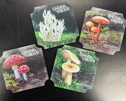 Undergrove: Mushroom Art Coasters