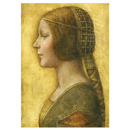 Profile of a Young Fiancee by Loanarda da Vinci (A3)