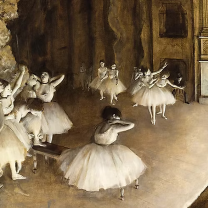 Ballet Rehearsal on Stage (A3)