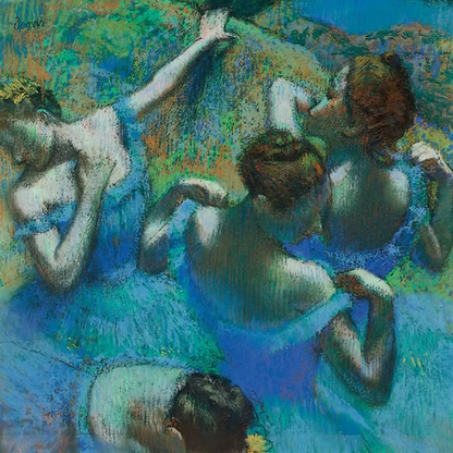 Edgar Degas - Danseuses Bleues, 1897