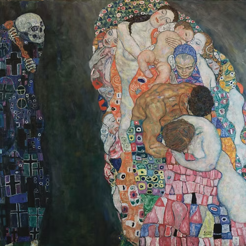 Gustave Klimt - La Vie et La Mort, 1916