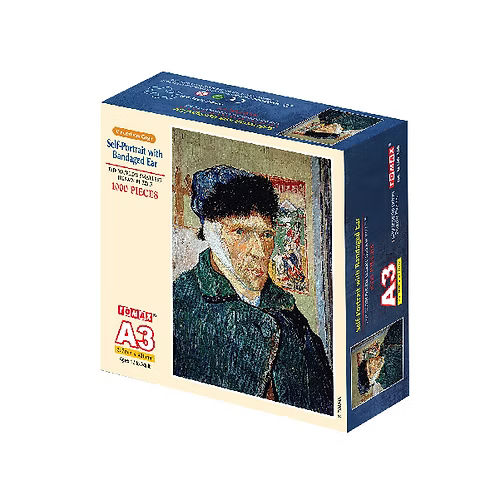 Self-Portrait with Bandaged Ear by Vincent van Gogh (A3)