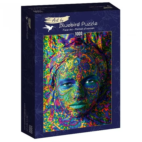 Face Art - Portrait of woman