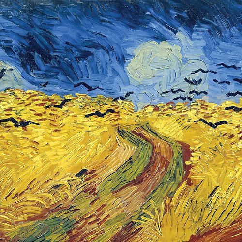 Wheatfield with Crows (A3)