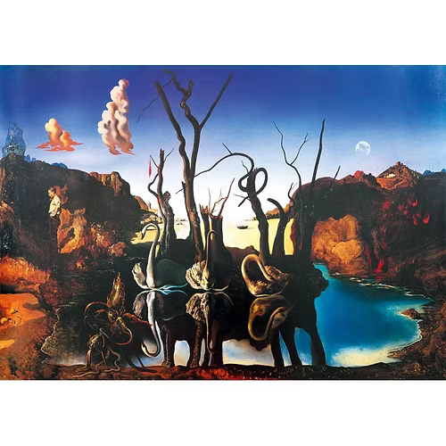 Salvador Dalí - Swans Reflecting Elephants, 1937