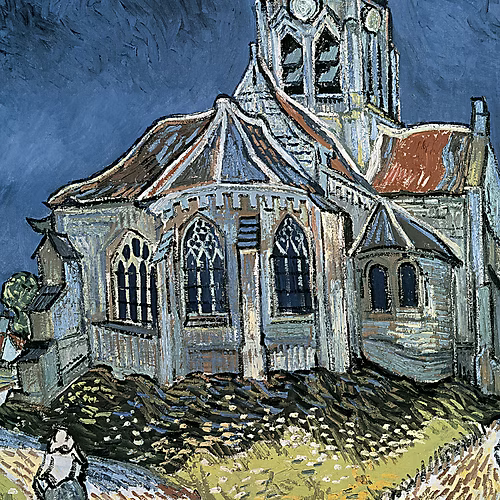 The Church at Auvers van Gogh