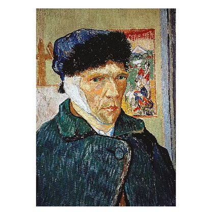 Self-Portrait with Bandaged Ear by Vincent van Gogh (A3)