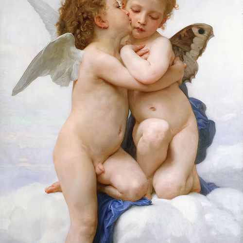 Cupid and Psyche as Children (A3)