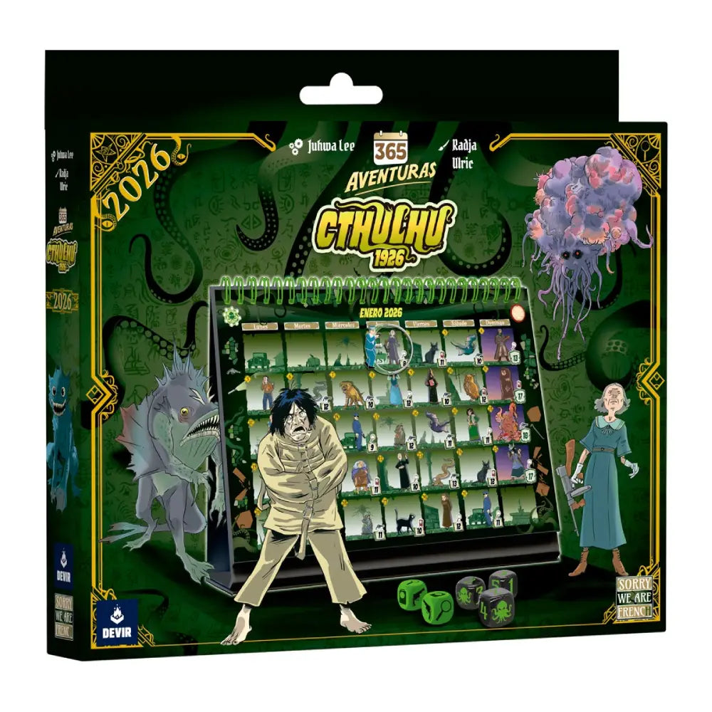 Calendario 365 Aventuras: Cthulhu 2026