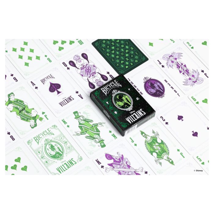 Playing Cards: Bicycle:  Villains GR/PU