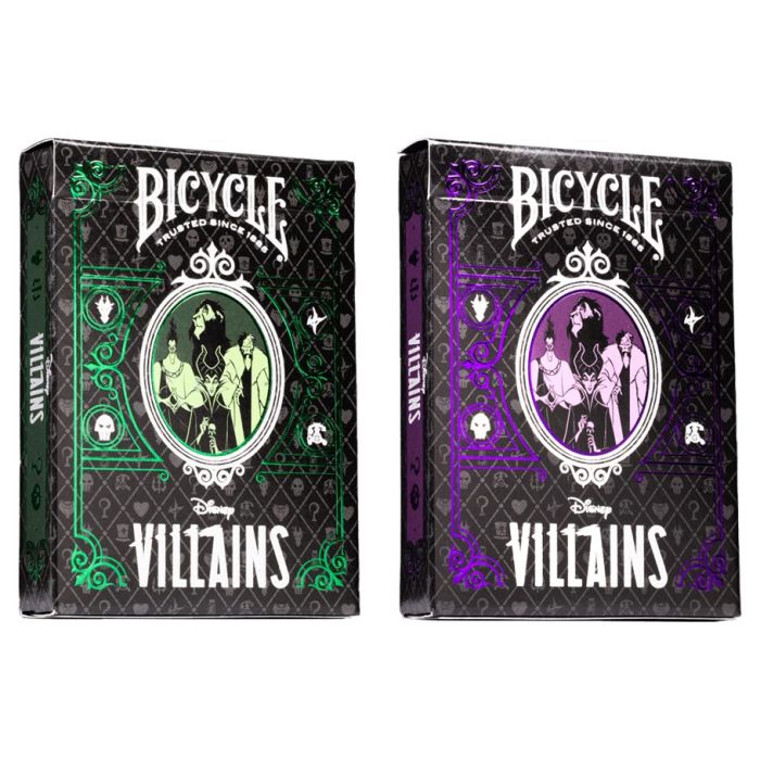 Playing Cards: Bicycle:  Villains GR/PU