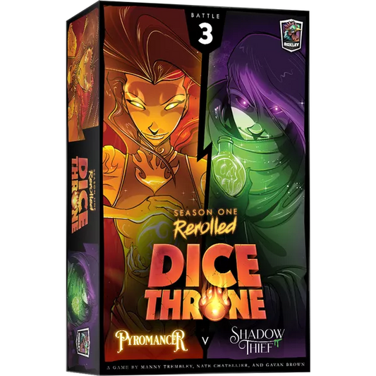 Dice Throne: Season One ReRolled – Pyromancer vs Shadow Thief