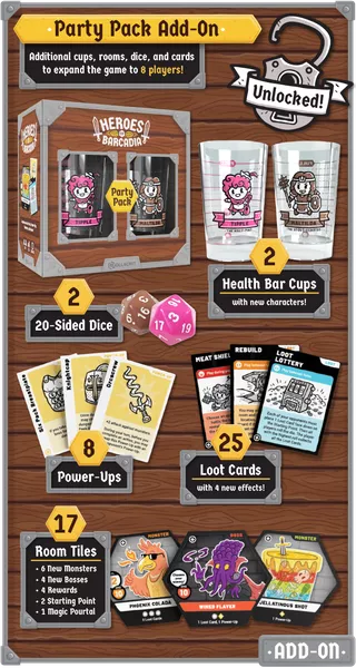Heroes of Barcadia Party Pack