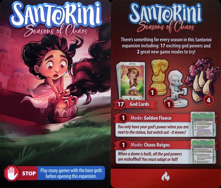Santorini 2E: God Pack: Seasons of Chaos Expansion