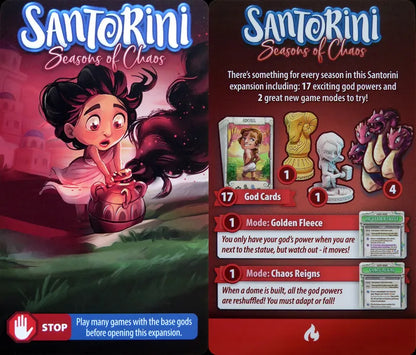 Santorini 2E: God Pack: Seasons of Chaos Expansion