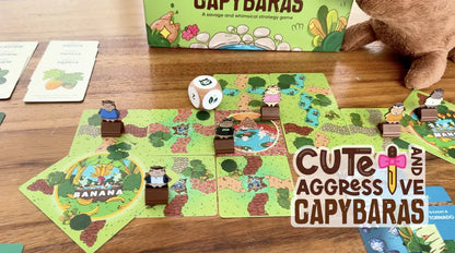 Cute And Aggressive Capybaras