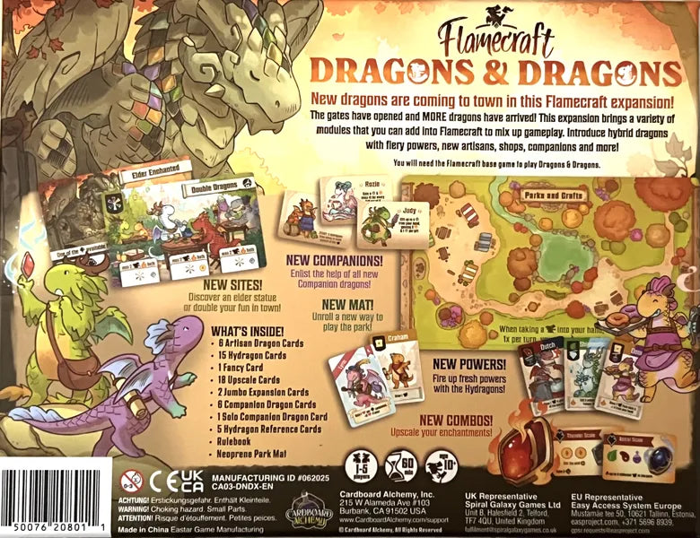 Flamecraft Dragons & Dragons (mini expansion inglés)
