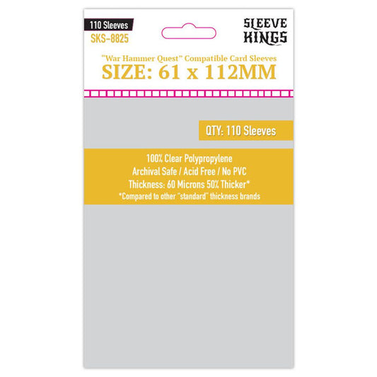 Fundas Sleeve Kings: War Hammer Quest Compatible 75 x 110mm (8825)